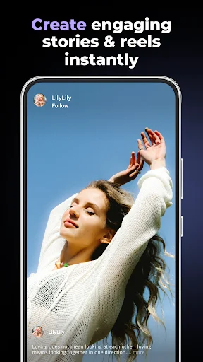 Instory app showcase: Create engaging stories and reels instantly with animated templates and video editing