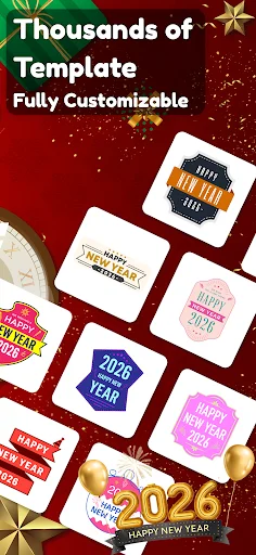 Gallery of thousands of customizable label templates in various colors, fonts, and design styles