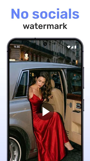 Downloaded video displayed without watermarks or social media branding marks for clean, watermark-free video playback