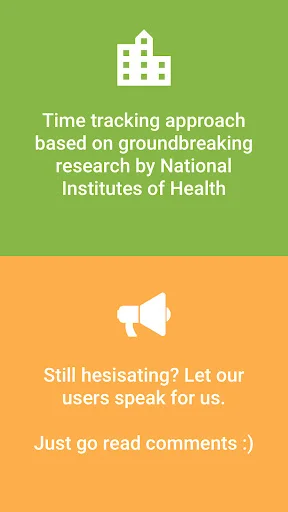 SaveMyTime time tracking app based on National Institutes of Health research with user testimonials and reviews